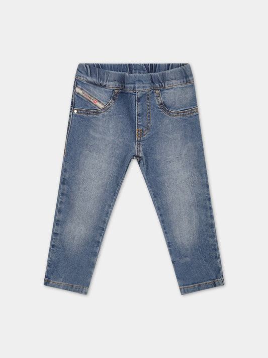 Jeans blu per neonato con logo,Diesel,K00148 KXBCC K01