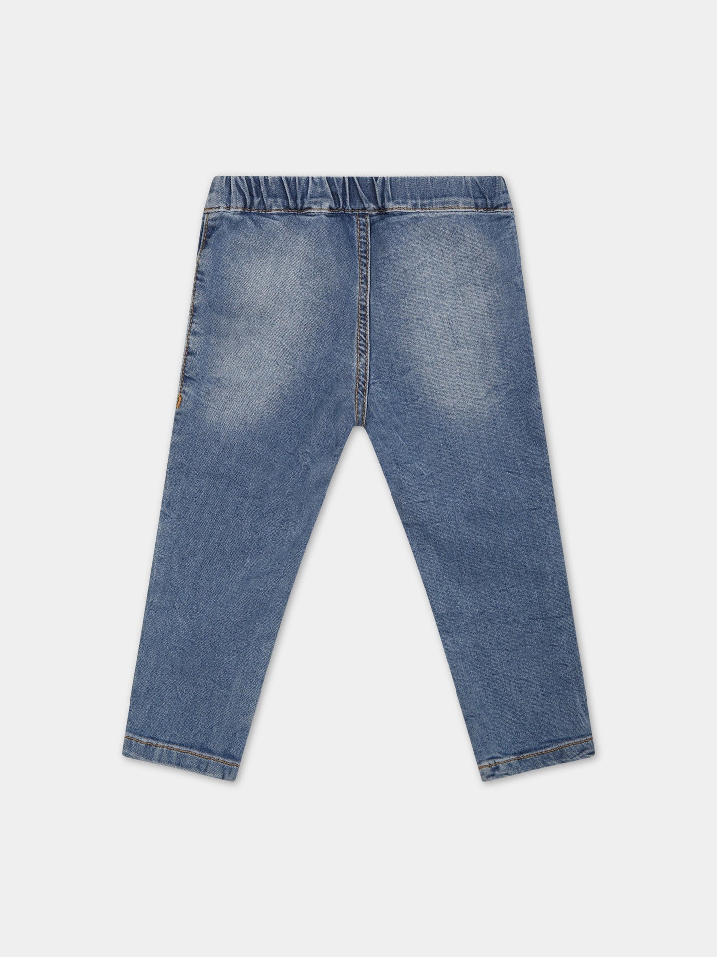 Jeans blu per neonato con logo,Diesel,K00148 KXBCC K01