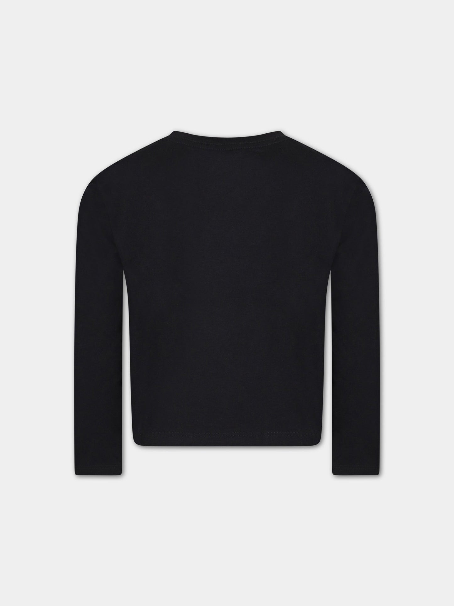 T-shirt nera per bambino con logo,Levi's Kids,4EG315 023