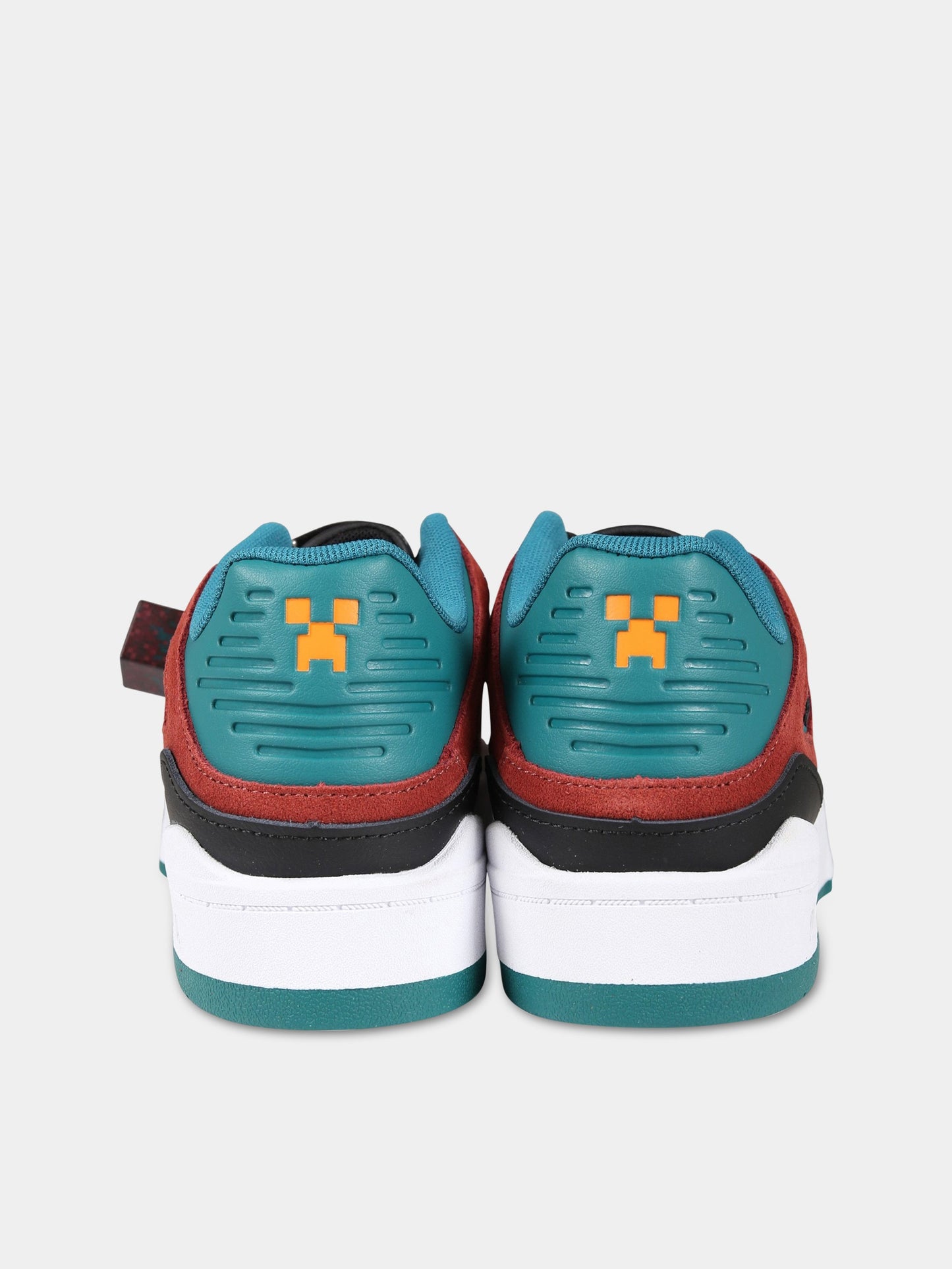 Sneakers multicolor per bambino con logo e stampa Minecraft,Puma,386128 01