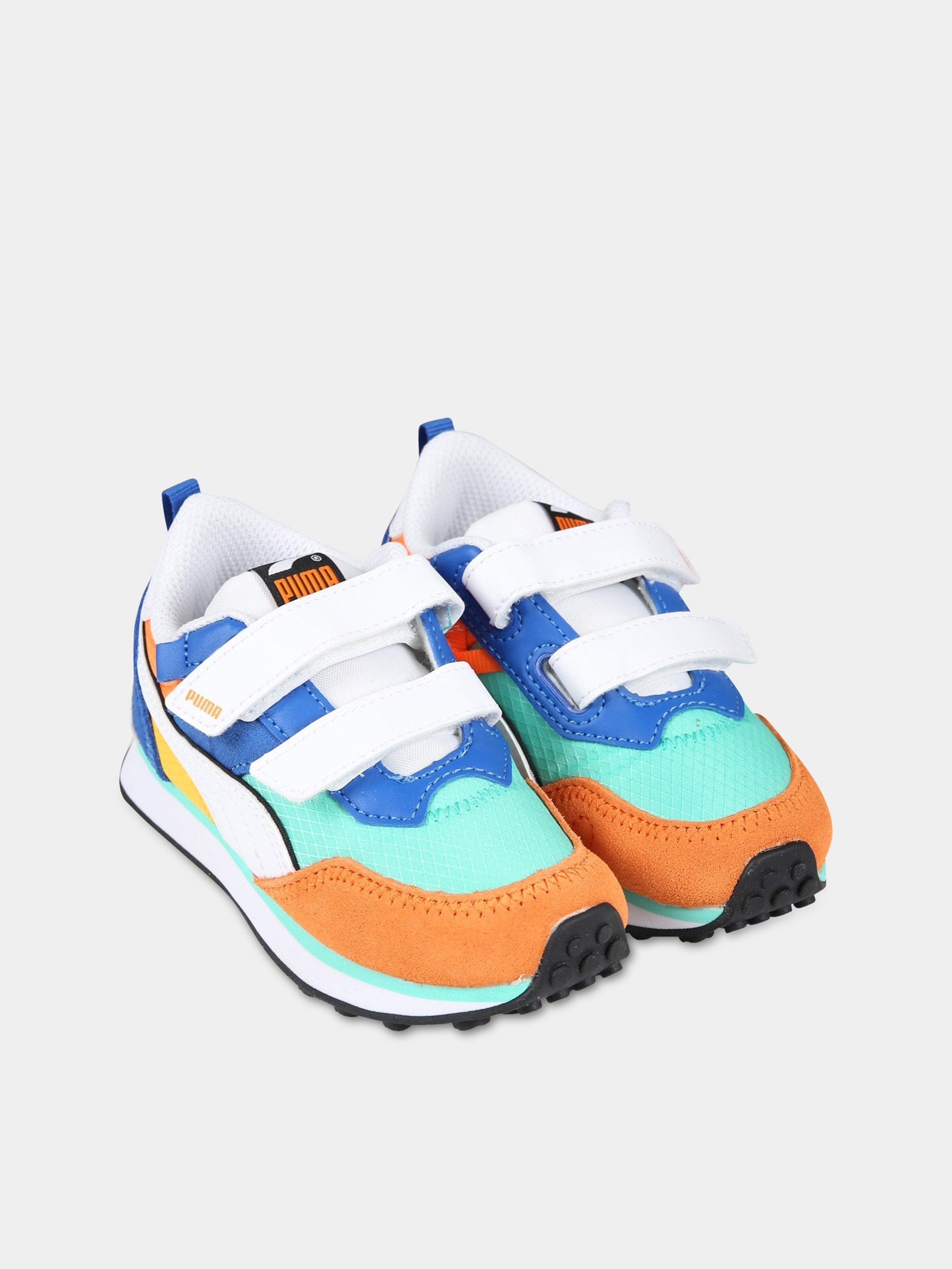 Sneakers multicolor per bambino con logo,Puma,387413 01