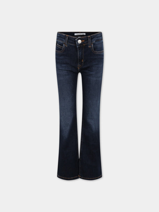 Jeans celesti per bambina,Calvin Klein Kids,IG0IG01686 1BJ