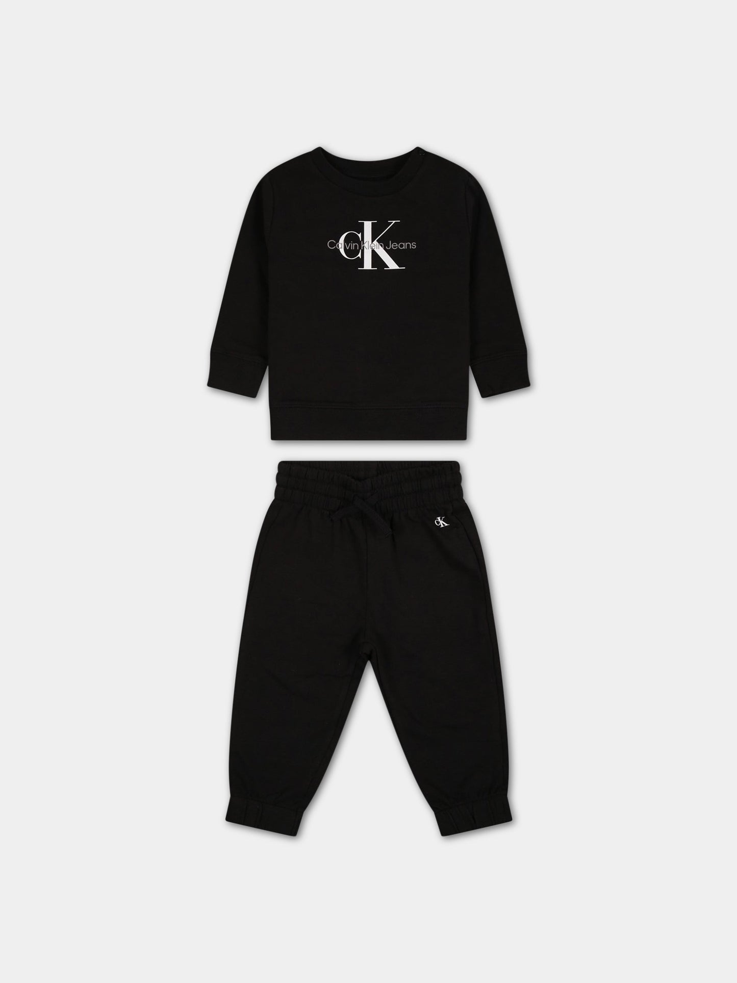 Completo sportivo per neonato con logo,Calvin Klein Kids,IN0IN00017 BEH