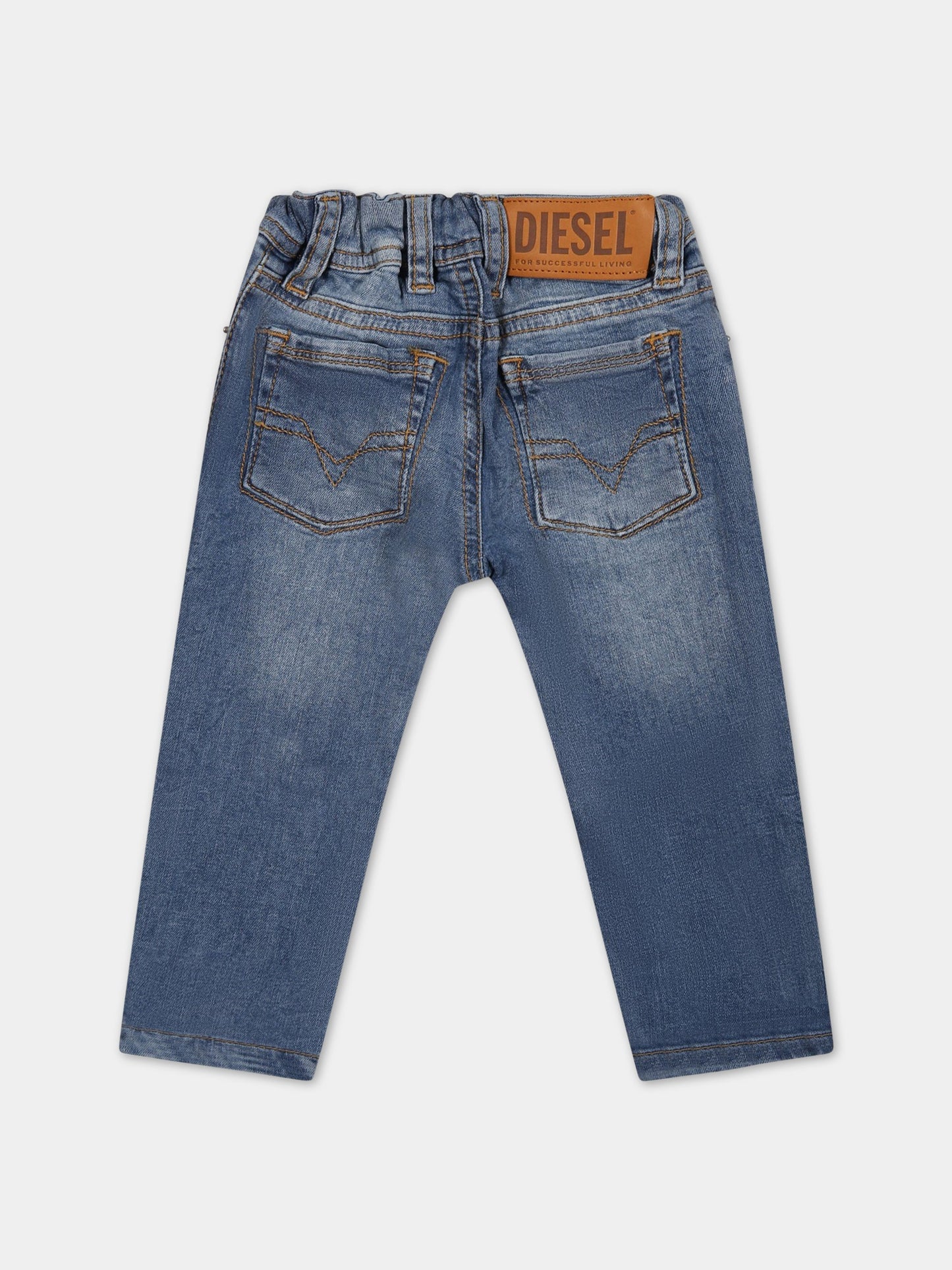 Jeans blu per neonato con logo,Diesel,K00223 KXBCC K01