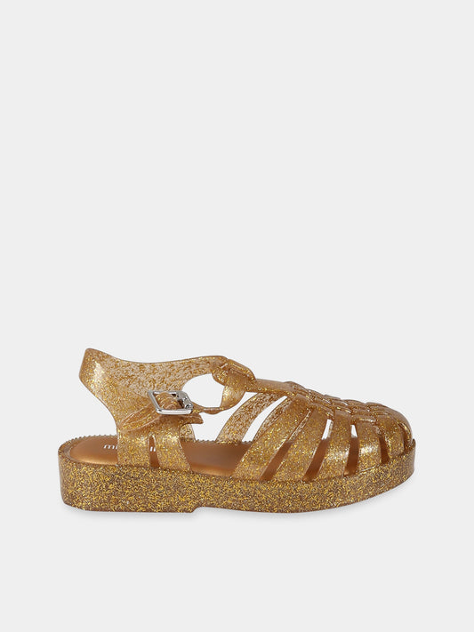 Ragnetti oro per bambina con logo,Mini Melissa,33522 54138